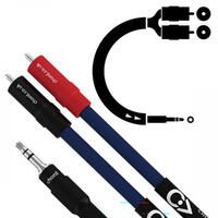 Clearway 2RCA to 3.5mm minijack 1m